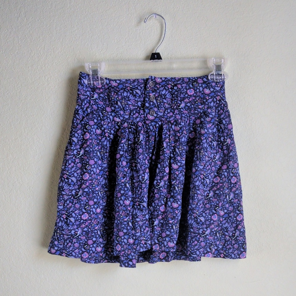 AOE floral skirt with pockets